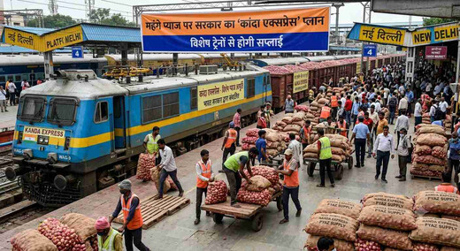 महंगे प्याज पर सरकार का ‘कांदा एक्सप्रेस’ प्लान, विशेष ट्रेनों से होगी सप्लाई